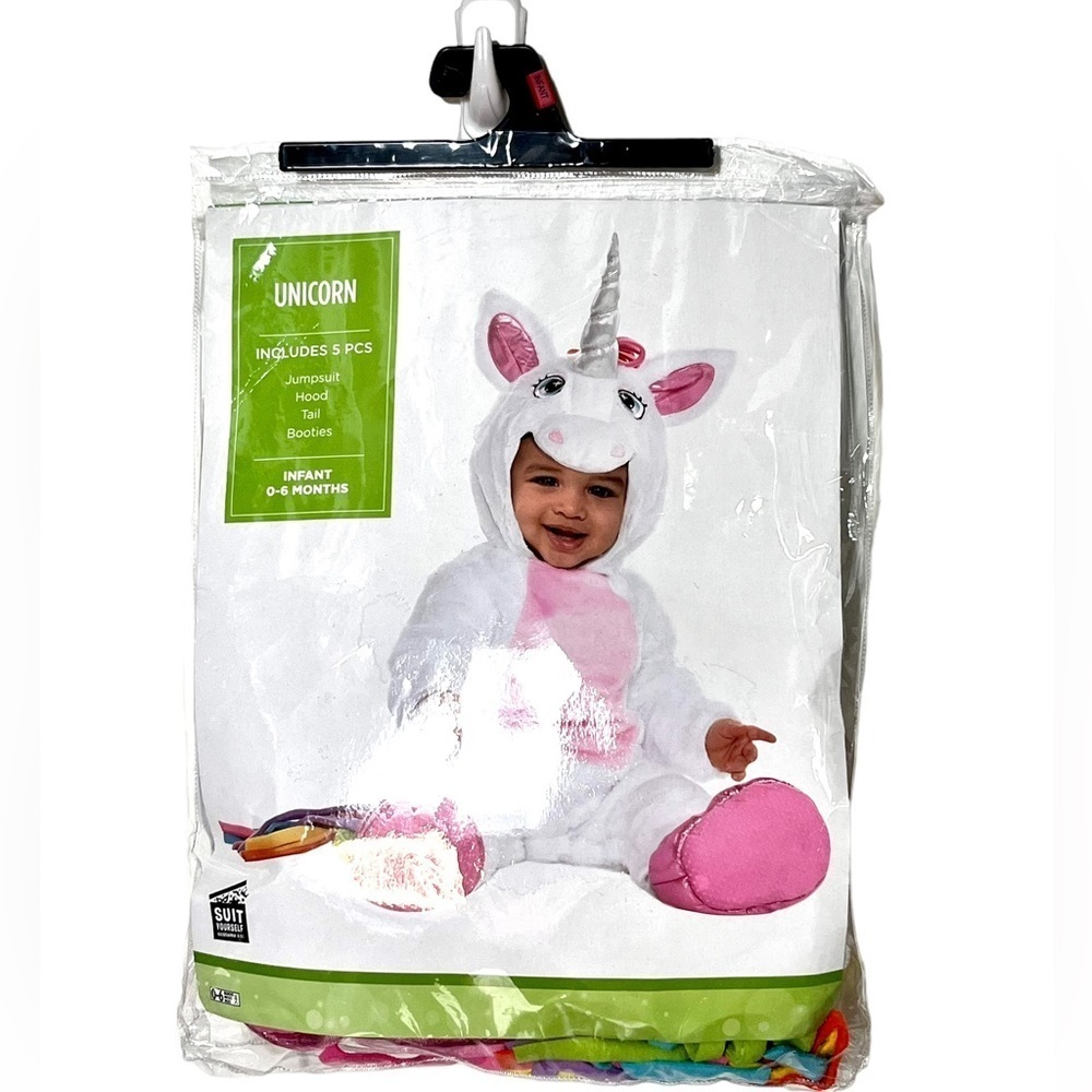 Suit Yourslelf Costumes Baby Unicorn Costume Size 0-6 Months New in Package